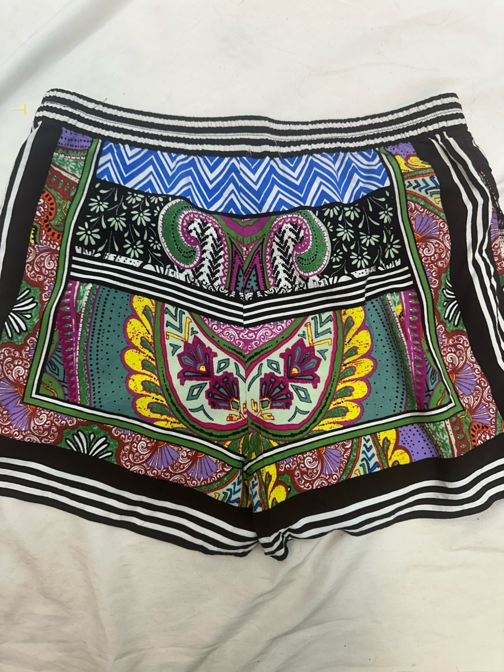 Anthropologie Multicolor Printed High-Waist Women’s Shorts S - Picture 3 of 3
